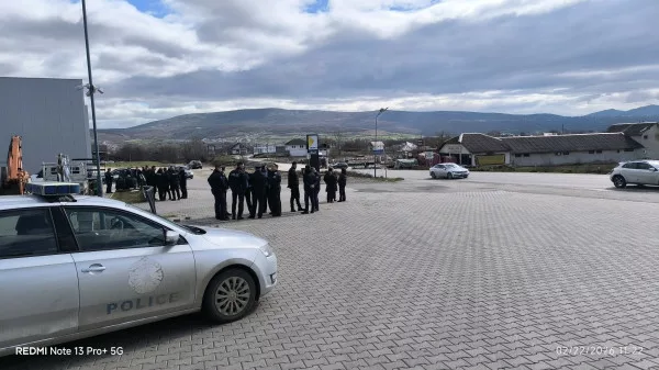 Para protestës në Grabanicë shihet numër i madh i policëve